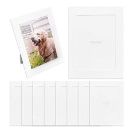 Monolike Standing Paper Photo Frame White 5x7 Inch Standing Paper Frame - White 10 Piece Paper Frame
