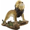 Large African Wildlife Lion Ascending On Pride Rock Statue 16.25"L