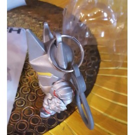 Blizzard Overwatch Reinhardt Blizzcon Back Pack Hanger Key Chain
