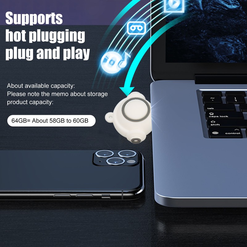 USB Flash Drive Multifunction Cartoon High Speed Portable U Disk