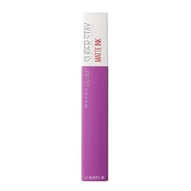 Maybelline Labial líquido mate Superstay Matte Ink Tono 35 Creator, 5ml - Lipstick matte de larga duración, color intenso por hasta 16H, alta pigmentación, no transfiere