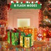 Robofun Set of 3 LED Christmas Gift Boxes, LED Decorative