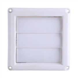 Wall Air Vent, 1PC Plastic Air Vent with Net New Grille Cover 3 Flaps Wall Duct Ventilation Grill for Covering Ceiling, Heating Vents (15 * 15cm)