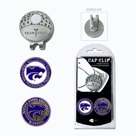 Team Golf 21847: Kansas State Wildcats Cap Clip with 2 Golf Ball Markers