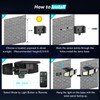 Tuffenough Solar Outdoor Lights 2500LM 210 LED Security Lights with