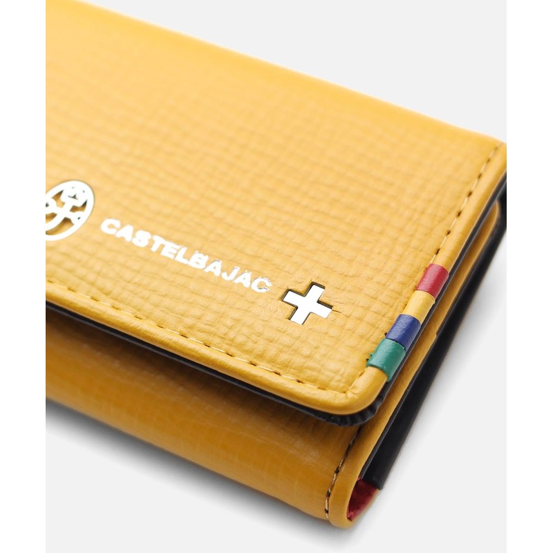 Castelbajac Key Case, Press Accessory, yellow