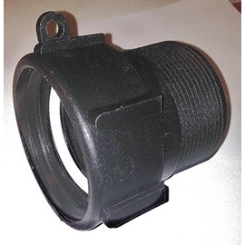 275 330 G IBC Tote Tank VALVE ADAPTER S60x6 Female Buttress x 2" Male NPT Pipe