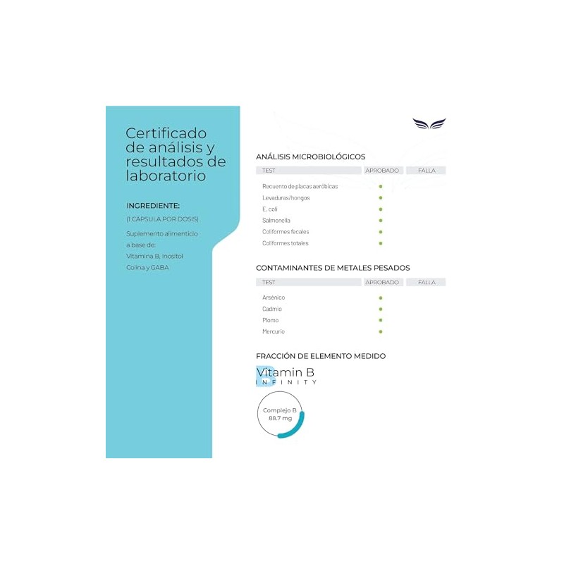 ETERNAL NUTRITION Infinity Complejo B Elevado (300 Cápsulas) | 11