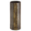 Shigaraki Ware MR-1-2521 Hephimon Vase Flower Base, Large, Vertical, Black,