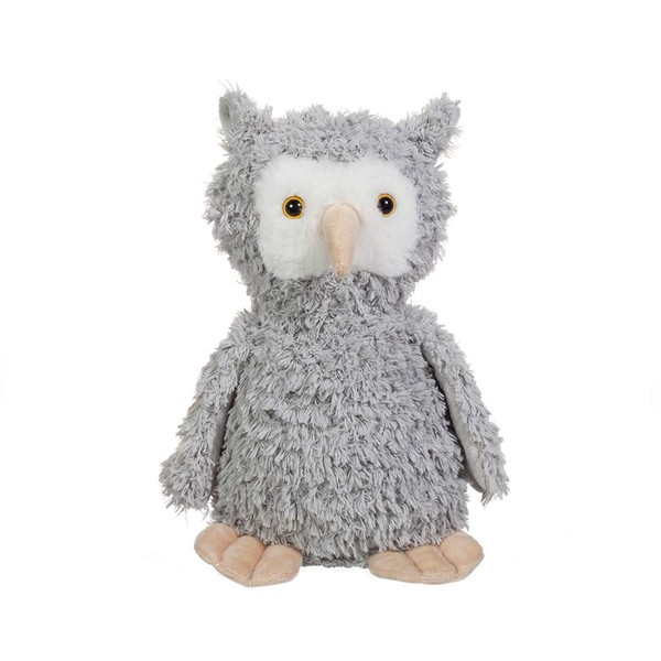 Apricot Lamb Toys Plush Gray Owl Stuffed Animal Soft Cuddly Perfect for Child （Gray Owl, 8 Inches