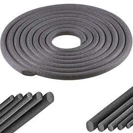 cyclingcolors Joint Sealing Cord Joint Sealing Tape Seal Round Cord Foam Joint Filling Profile Grey Foam Filling Cord (Diameter 20 mm x 10 m)