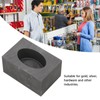 Graphite Mold High Temperature Resistance 3x4x6cm Ingot Shape Smelting Molds