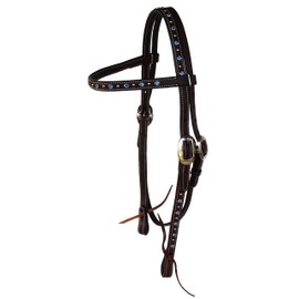 CHALLENGER Horse Saddle Tack Bridle Western Leather Headstall 78RT10HB