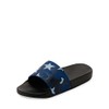 PVC Stars Rubber Slide Sandal, Light Denim (35)