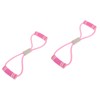 BESPORTBLE 2pcs Flat Latex Resistance Band for Physical Therapy and