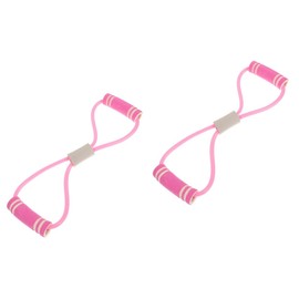 BESPORTBLE 2pcs Flat Latex Resistance Band for Physical Therapy and Strength Training Lightweight Exercise Bands for