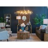 D15x29 Table Lamp with Glass Drum Shade Assembly RequiredColor: as