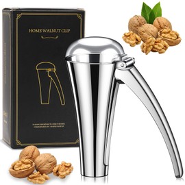 Drado Nutcracker, Zinc Alloy Nut Cracker Lever Principle, Small Force Can Also Be Clamped, Safe to Avoid Splashes, 13 x 6 cm (280 g)