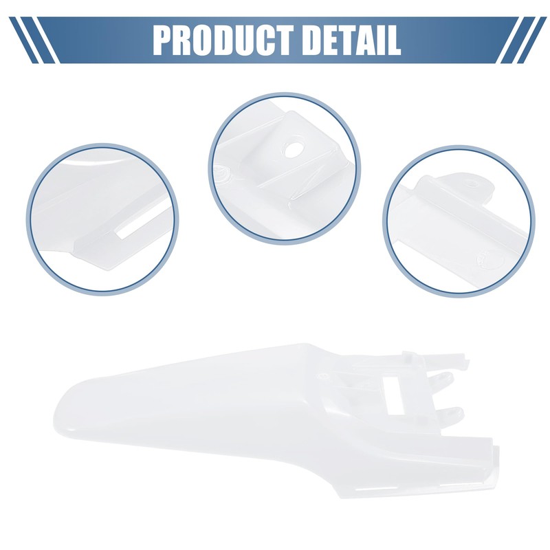 A ABSOPRO Motorcycle Rear Mudguard White Suitable for Honda –