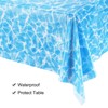 sourcing map Ocean Tablecloth, 54x108 Inch Ocean Waves Water Pool