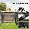 WEIMELL Outdoor Swing Cover 3 Triple Seater Waterproof Garden Patio