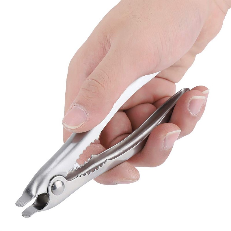 Wifehelper Stainless Steel Crab Tongs Set, 15 x 7.5 cm,