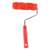7IN Rubber Embossing Texture Wall Printing Brush Relief Roller Tool
