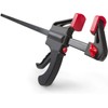 KAHEIGN 6Pcs Quick Grip Clamps, 4 inch Ratchet Bar Clamps