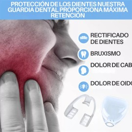 Universo en Linea 2 Guarda Bucal Ligera Para Adulto Anti Bruxismo Con Estuche