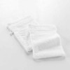 Douceur d'Intérieur, Elegance White 100% Cotton Plain Wash Cloths (15