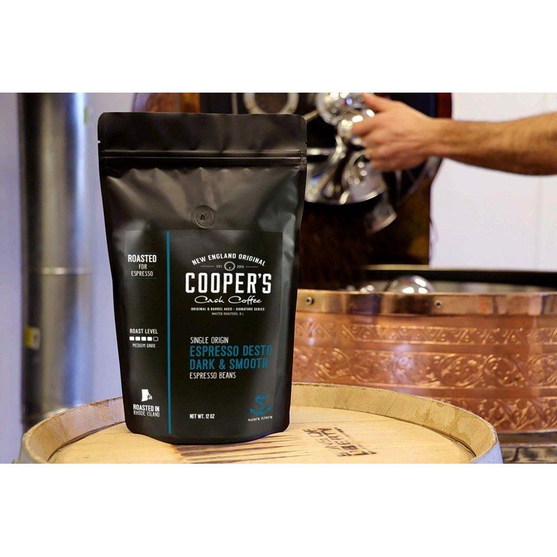 Espresso Ground Coffee Beans - Dark & Smooth | Medium-Dark