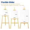 Wooden Easel Stand for Painting, 45" Adjustable Height Folding Art