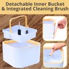 True & Tidy® TrueClean Spin Mop 2.0 w/Detachable Inner Bucket,