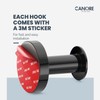 CANORE Strong Adhesive Wall Hooks, Stick On Bathroom, Kitchen, Towel