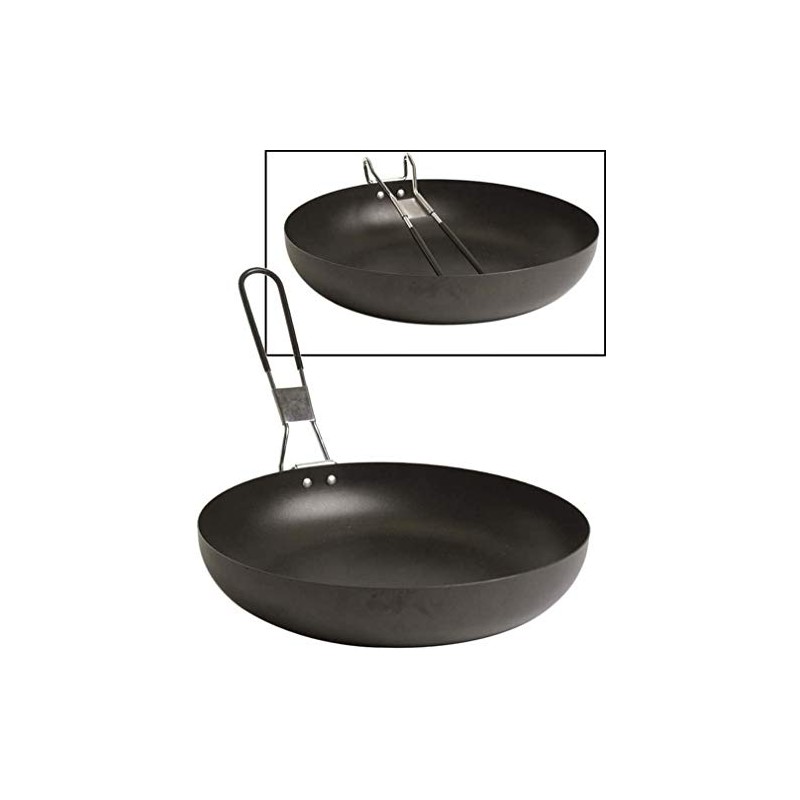 Mil-Tec Campingpfanne-14689500 Schwarz Einheitsgröße