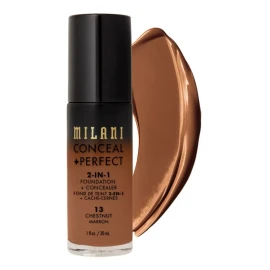 Milani Conceal+perfect 2-in-1foundation+concealer 13 Chestnut