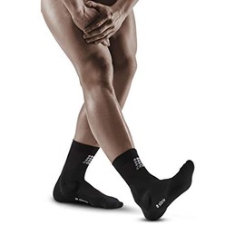 CEP Ortho Ankle Support Short Socks, Black, Men, V