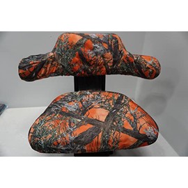 Durafit Seat Covers, Universal Tractor Seat Waterproof Seat Cover in Camo Choose Your camo. (TS135 MC2 Orange)