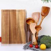 17" Best Acacia Wood Cutting Board for Kitchen Large Charcuterie
