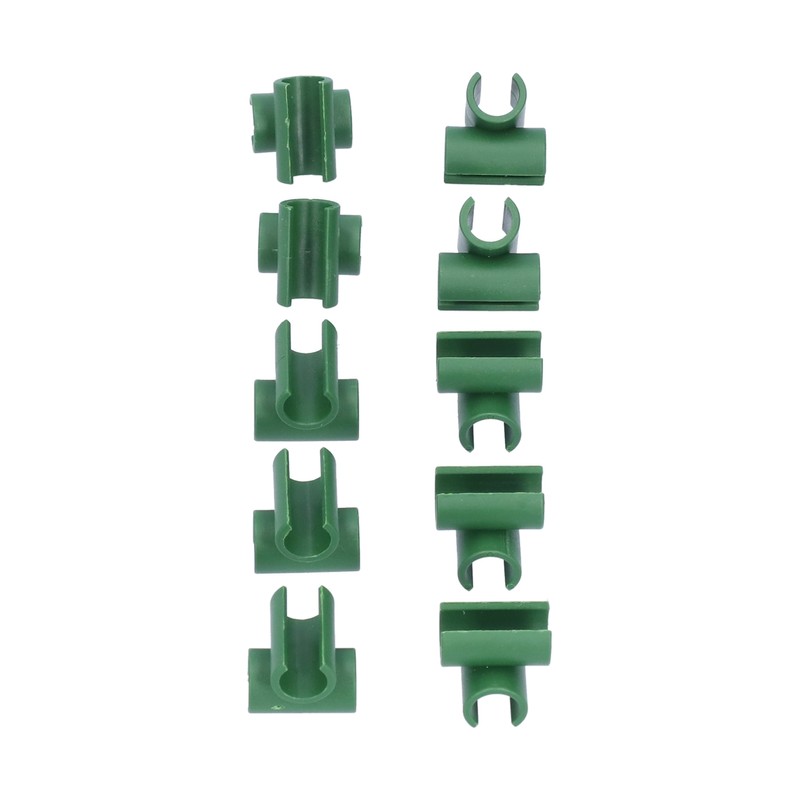 100Pcs Gardening Fixed Cross Clip Plastic Plant Buckle Clamp Clip