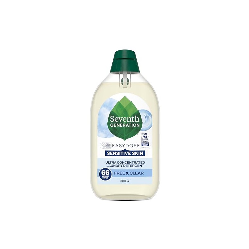 Seventh Generation EasyDose Laundry Detergent, Ultra Concentrated: 66 Loads, Free
