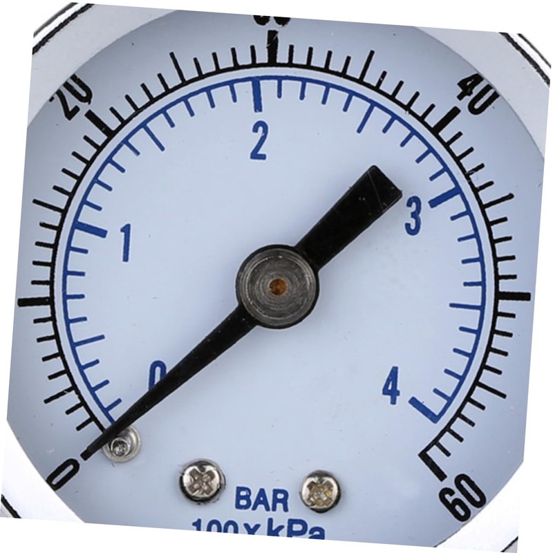 TEHAUX Water Pressure Gauge 0-60psi Vacuum Gauge Tester Mini and