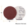 SPEEDWOX 100pc 1 Inches Sanding Discs Hook and Loop Sandpaper