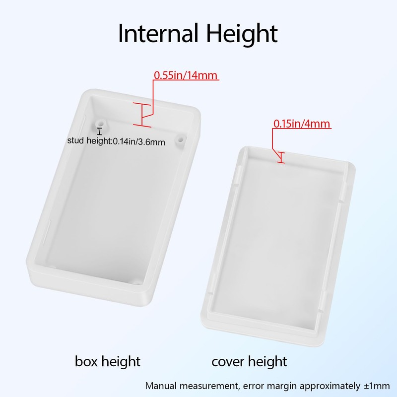 HoHaing Project Box 8 Pieces Electrical Box Small Junction Box