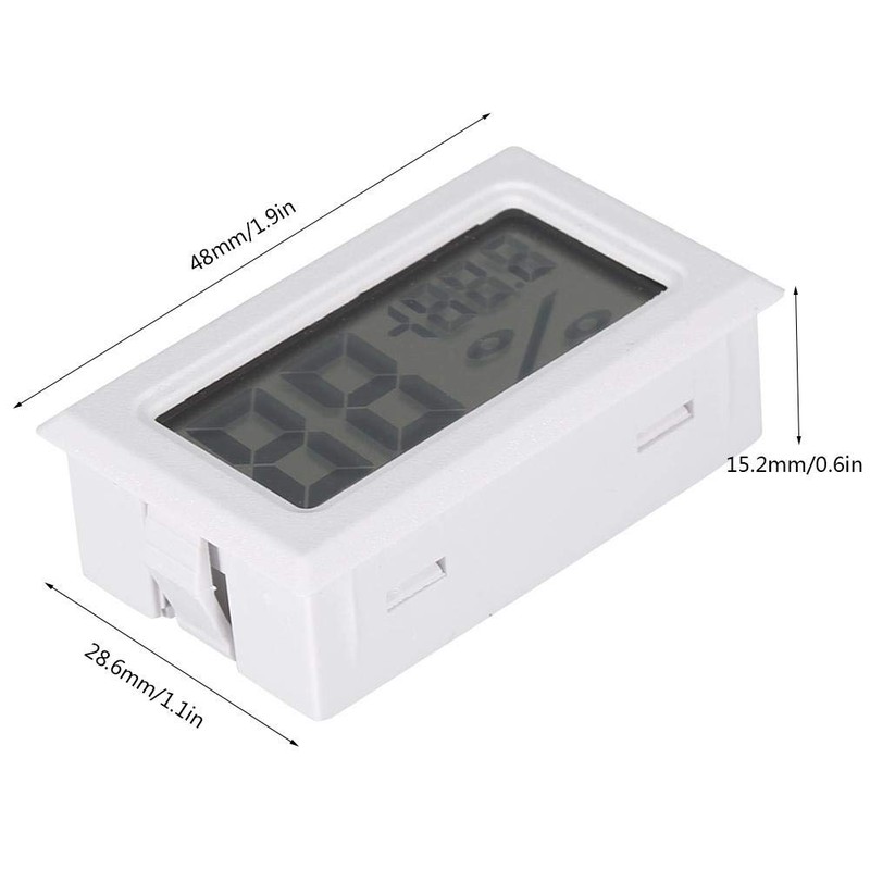 Precise Hygrometer, Digital LCD Thermometer, Indoor Humidity Thermometer, Mini Moisture