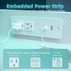 TIQLAB Gaming Desk 47 inch with Power Outlet and LED