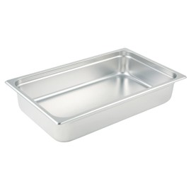 Winco 4-Inch Anti-Jamming Steam Pan, Full, 24-Gauge