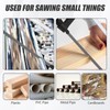 GMHLLES Hacksaw for Metal Cutting, Metal Saw Adjustable Angle Mini