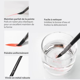 ARTIFY 12 Watercolour Brushes - Beginner-friendly & Easy to Handle