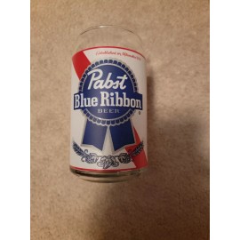 PABST BLUE RIBBON Beer Can Shaped 16 oz Glasses Signature Glassware